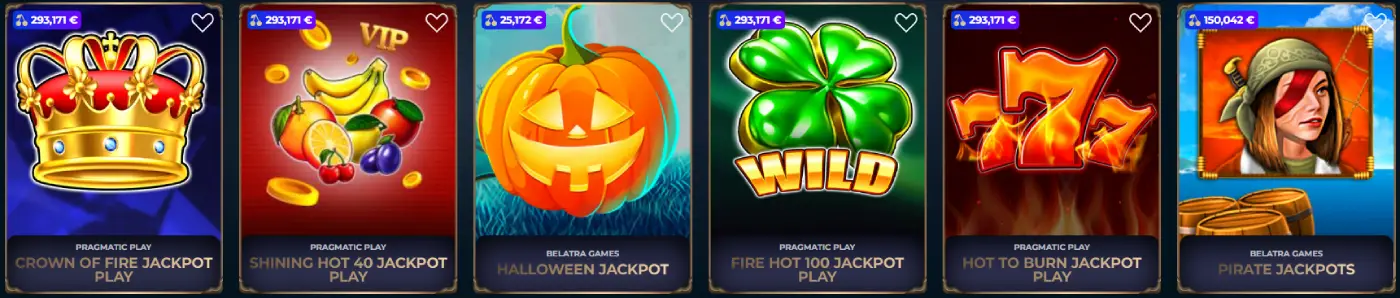 Bolizyn Casino Jackpots